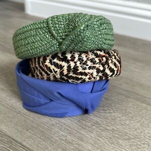 Anthropologie Bundle of Women's Knotted Stylish Headbands - Lot of 3